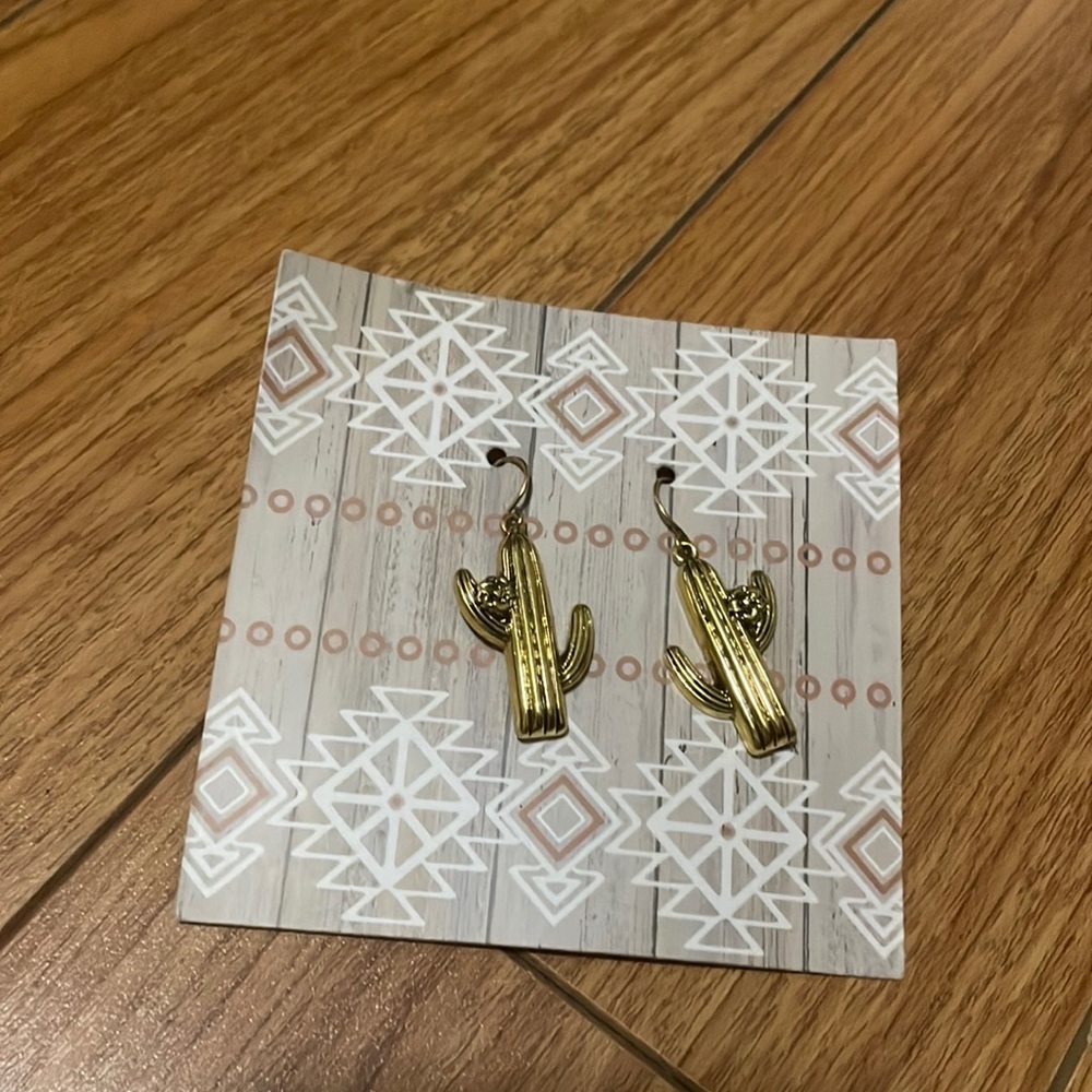 Cactus earrings